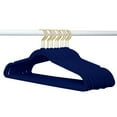 thumbnail interactive-video image 1 of Member's Mark Elite Quality Velvet Hangers - 50 Pack, 1 of 6