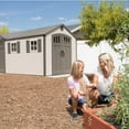 thumbnail image 23 of Lifetime 8' x 17.5' Outdoor Storage Shed Dual Entry, Tan, 23 of 25