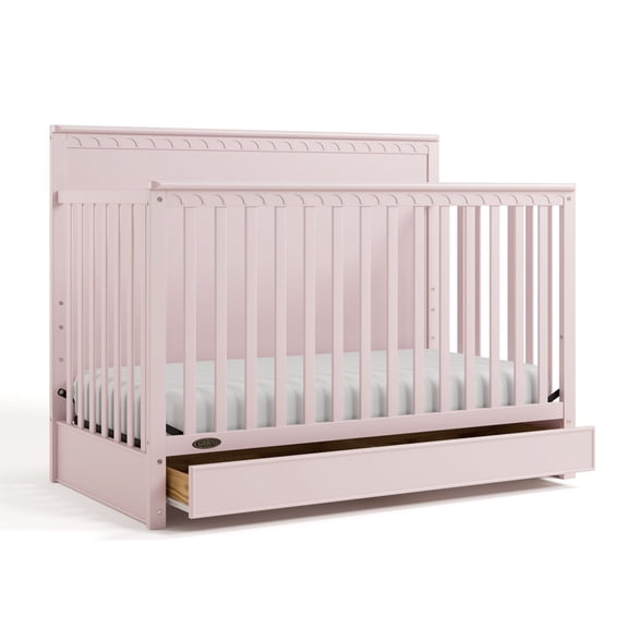 Graco Sasha 5-in-1 Convertible Crib with Drawer, Choose Color