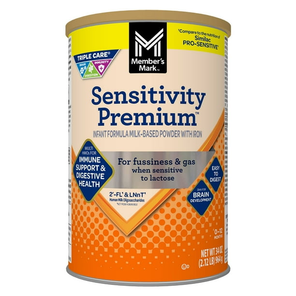 Member's Mark Sensitivity Premium Baby Formula, 34