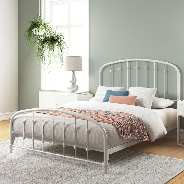 Zinus Night Therapy Bridget 50" Metal Platform Bed Frame, Assorted Colors