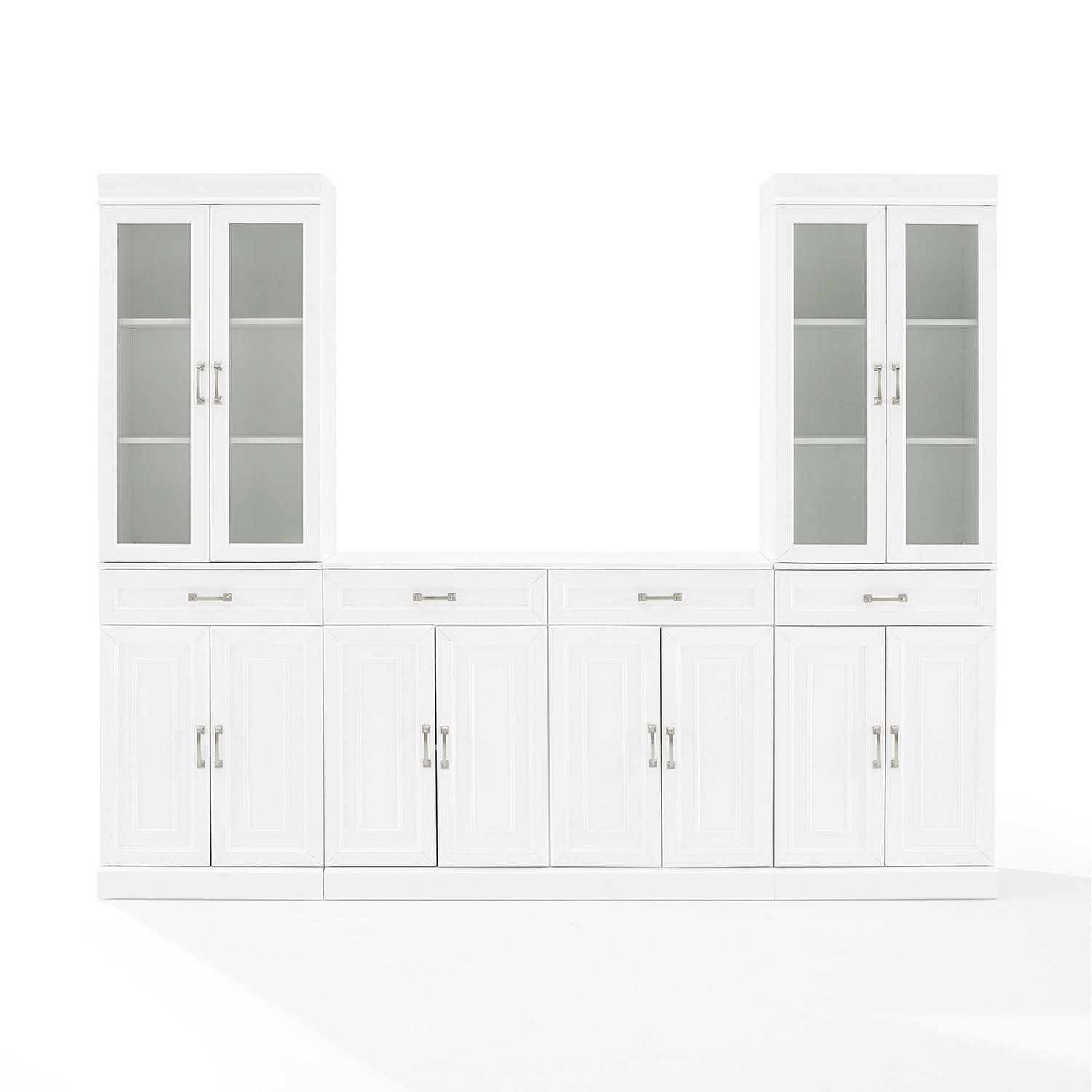 Crosley Furniture Stanton 3-Piece Sideboard & Glass Door Pantry Set - Thumbnail 4