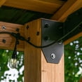 thumbnail image 8 of Backyard Discovery Norwood Cedar Gazebo with PowerPort, Choose Size, 8 of 15