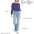 thumbnail image 4 of Jessica Simpson Women's High Rise Flare Jean, 4 of 11