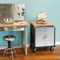 thumbnail image 11 of Seville Classics UltraHD 2 Door Rolling Cabinet, 28" W x 18” D x 34.5" H, 11 of 17