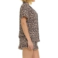 thumbnail image 5 of Betsey Johnson Women's Short Sleeve & Ruffle Short Pajama Set, 5 of 6