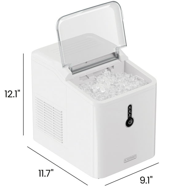 Iceman by Chefman 1.5 lb Compact Nugget Ice Machine with Ice