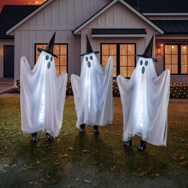 Member's Mark Pre-Lit Animated Ghosts, Set of 3 - Samsclub.com Member's Mark Pre-Lit Animated Ghosts, Set of 3 - Samsclub.com