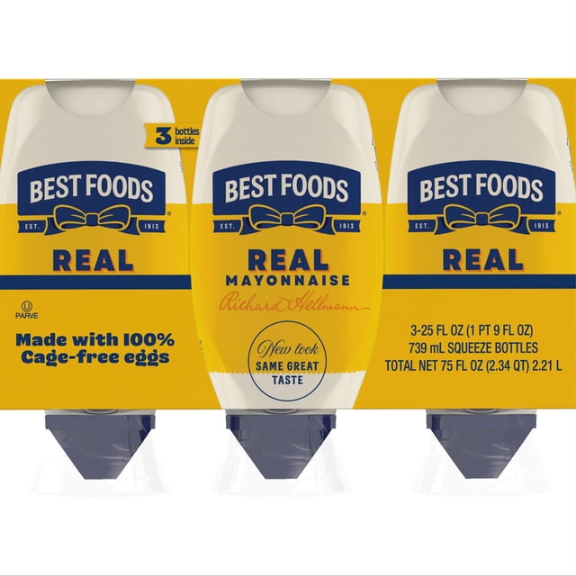 Best Foods Real Mayonnaise, 25 fl. oz., 3 pk.