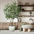 thumbnail image 3 of Artificial 7' Premium Olive Tree in Oversized Pot, 3 of 5