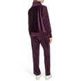 thumbnail image 3 of Halston Women's Velour Quarter-Zip Pullover, 3 of 8