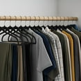 thumbnail image 6 of Member's Mark Heavy Duty Adult Velvet Hangers, Assorted Colors - 50 Pack, 6 of 8