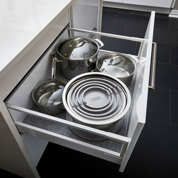 Viking 10-Piece Stainless Steel Mixing, Prep and Serving Bowl Set