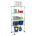 thumbnail image 10 of Seville Classics 5-Tier Steel Wire Shelving, 30" W x 14" D x 61.5" H, 10 of 12