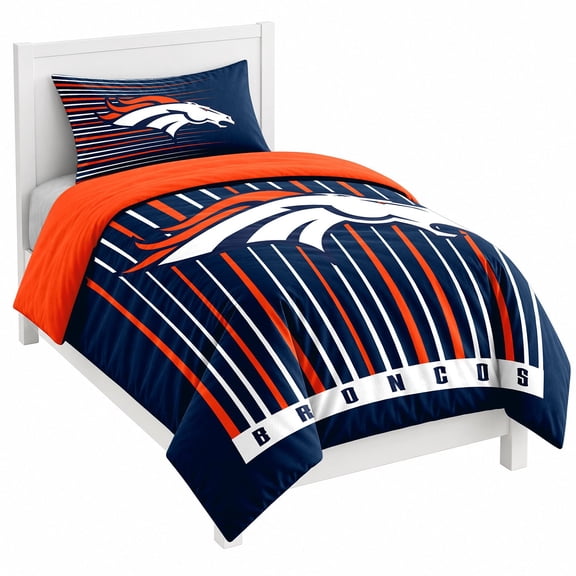 Logo Brands Denver Broncos Twin/Twin XL Comforter Set
