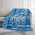 thumbnail image 2 of Logo Brands Detroit Lions 60"x70" Super Plush Blanket, 2 of 7