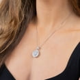 thumbnail image 4 of 2.00 ct. t.w. Round and Baguette Ballerina Pendant Necklaces in 14K Gold, 4 of 6