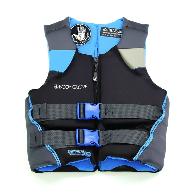 Body Glove Youth Evoprene PFD Life Jacket and Vest, U.S. Coat Guard Approved, One Size, 50-90 lbs.