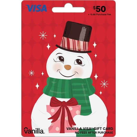 Vanilla Visa Holiday $50 gift card