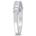 thumbnail image 4 of 0.95 CT. T.W. Emerald-Cut Diamond Semi-Eternity Ring in 14k Gold, 4 of 7