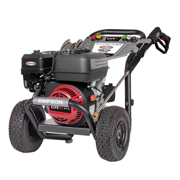 Simpson PowerShot 3500 PSI at 2.5 GPM CRX210 with AAA Triplex Pump Professional Gas Pressure Washer