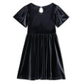 thumbnail image 7 of Lands' End Girls Velour Dress, 7 of 7