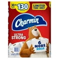thumbnail image 3 of Charmin Ultra Strong Toilet Paper, Giant Mega Roll Bath Tissue (286 sheets/roll, 30 rolls), 3 of 9