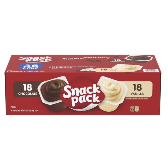 Snack Pack Pudding Variety Pack, 3.25 oz., 36 pk.