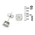 thumbnail image 3 of 0.50 CT. T.W. Unity Diamond Stud Earring in 14K Gold, 3 of 4
