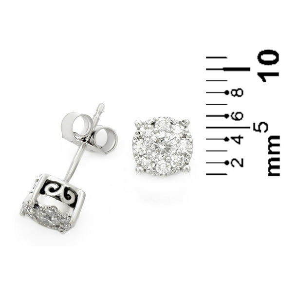 Unity Diamond Stud Earring in 14K Gold