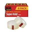 thumbnail image 1 of Super-Hold Tape Refill, 1" Core, 0.75" x 27.77 yds, Transparent, 6 Pack, 1 of 10