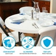 thumbnail image 3 of Lifetime 48" Fold-in-Half Round Commercial Grade Table, White Granite , 3 of 12