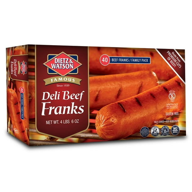 Dietz & Watson Deli Beef Franks, 40 ct. - Samsclub.com