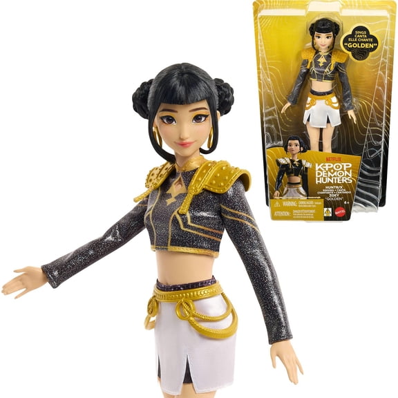KPop Demon Hunters HUNTR/X "Golden" Singing Doll with Accessories