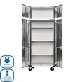 thumbnail image 7 of Seville Classics UltraHD 8-Piece Rolling Steel Garage Storage Cabinet With Stacker Set, 12 Feet Wide, 7 of 15