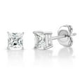 thumbnail image 5 of Lab Created White Sapphire Studs Set in 14K Gold, 5 of 12