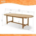 thumbnail image 7 of Amazonia Hayden Teak Outdoor Dining Set, Choose Style, 7 of 9