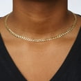 thumbnail image 3 of Curb Chain Necklace in Solid 14K Gold, 3 of 5