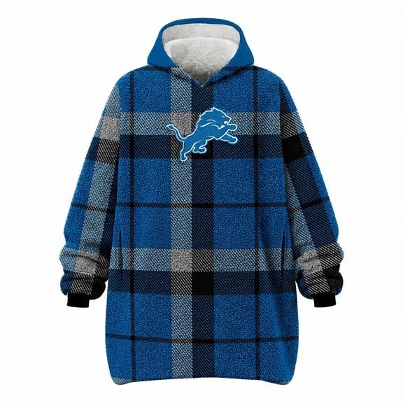 Pegasus Sports Detroit Lions Wearable Sherpa Throw