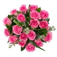 thumbnail image 2 of Member's Mark Roses and Greenery Vase Arrangement, choose color and stem count, 2 of 4