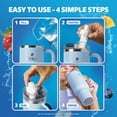 thumbnail image 3 of Cirkul 40oz Raindrop Tumbler Starter Kit + 4 Flavor Cartridges, 3 of 3