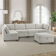 thumbnail image 1 of Nixon 6-Piece Modular Sectional with Storage Ottoman, 1 of 11