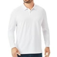 thumbnail image 1 of Member's Mark Long Sleeve Stretch Pique Polo, 1 of 3