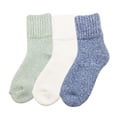 thumbnail image 2 of Cuddl Duds Women's 3-Pack Plush Lounge Sock, 2 of 4