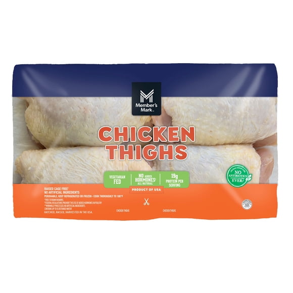 Member's Mark Bone-In Chicken Thighs, priced per pound