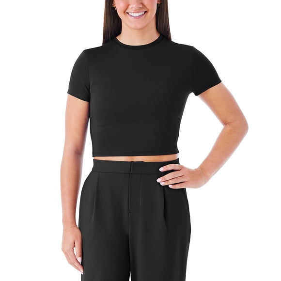 Member's Mark Women's Buttery Soft Cropped T-Shirt