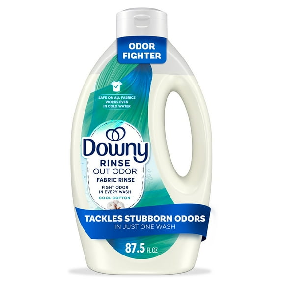 Downy Rinse Laundry Odor Remover, Cool Cotton, 87.5 fl. oz.