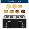 thumbnail image 3 of GE 4-Slice Stainless Steel Toaster with Extra Wide Slots, 3 of 6