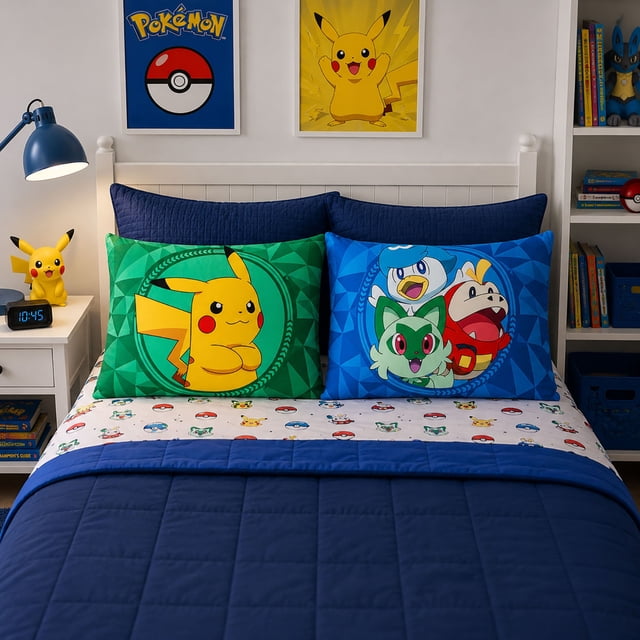Kids Licensed 2-Pack Cloud Plush Pillow Set, 20" x 26"