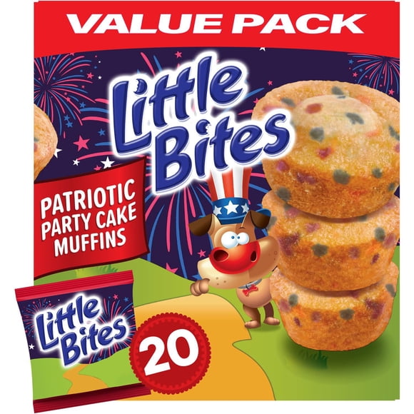 Entenmann's Little Bites Party Cake Muffins, 1.5 oz., 20 pk.